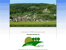 Tablet Screenshot of gammelsbach.de